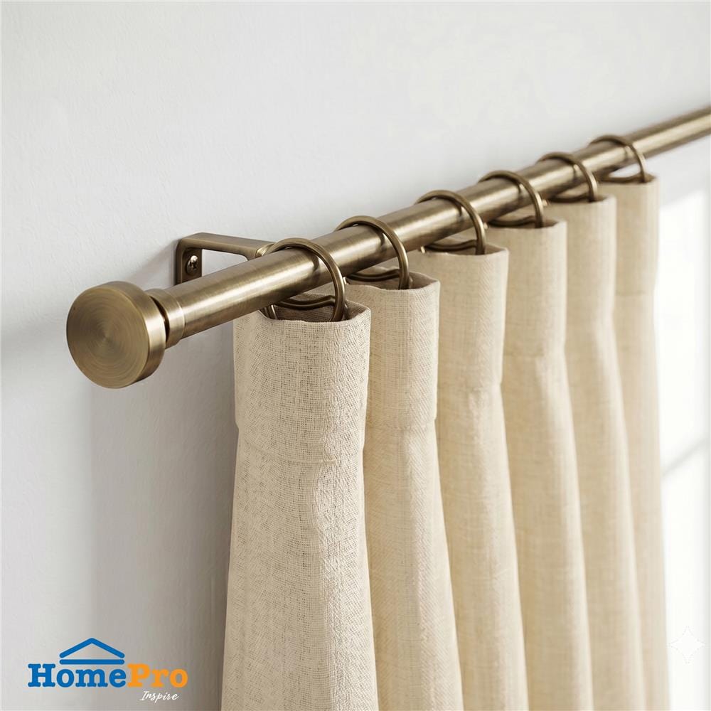 รางผ้าม่านเหล็ก DIY HOME LIVING STYLE 2 ม. สีทองเหลือง