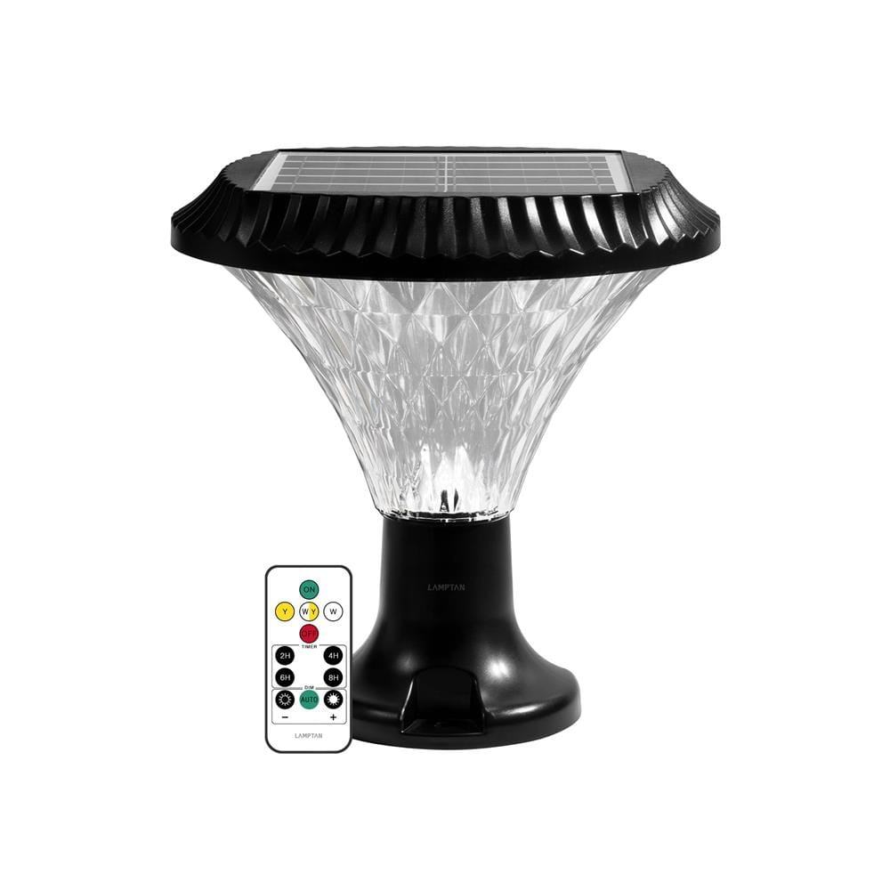 ไฟหัวเสา SOLAR LAMPTAN SUPERIOR 50 วัตต์ DAYLIGHT/COOL WHITE/WARM WHITE สีดำ