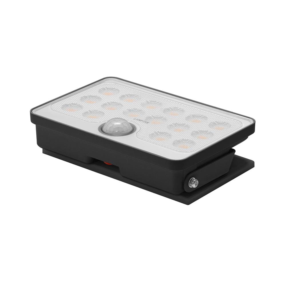 ไฟผนังภายนอก SOLAR LAMPTAN SLIMRAY 40 วัตต์ WARM WHITE สีดำ