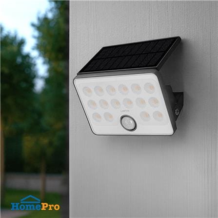ไฟผนังภายนอก SOLAR LAMPTAN SLIMRAY 40 วัตต์ WARM WHITE สีดำ_10