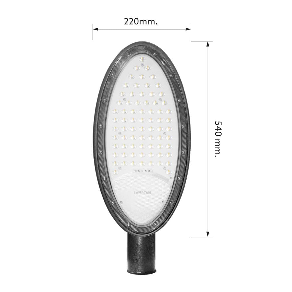 ไฟถนน SOLAR LAMPTAN RAISELIGHT 1000 วัตต์ DAYLIGHT สีเทา