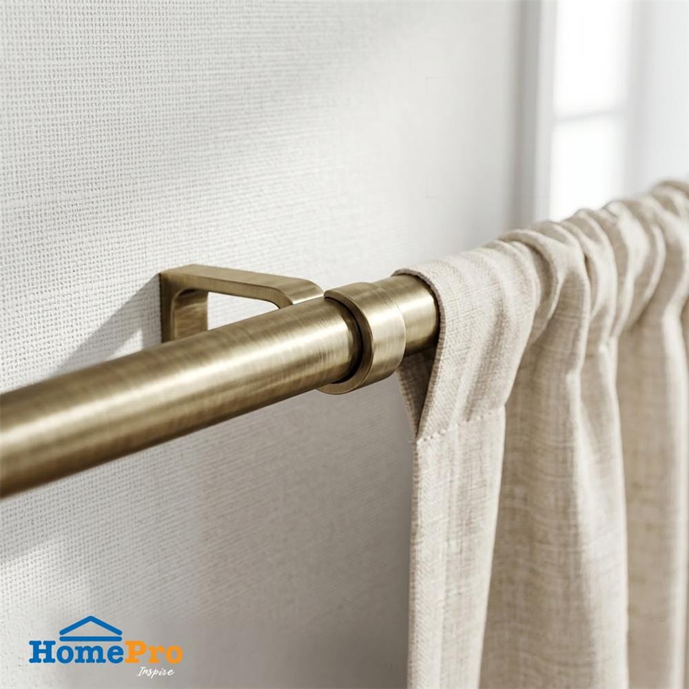 รางผ้าม่านเหล็ก DIY HOME LIVING STYLE 2.5 ม. สีทองเหลือง