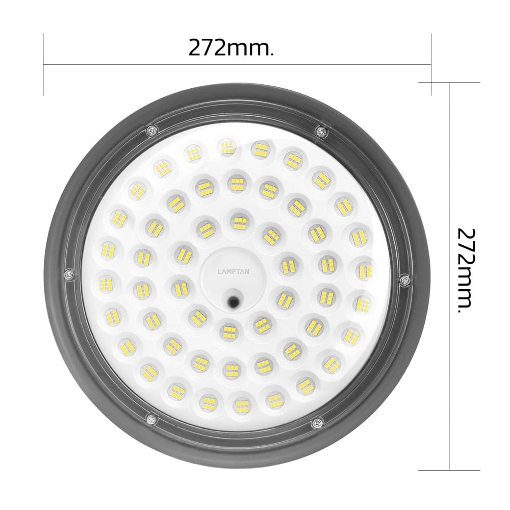 ไฟช่อภายนอก SOLAR LAMPTAN ATMOS 200 วัตต์ DAYLIGHT สีดำ