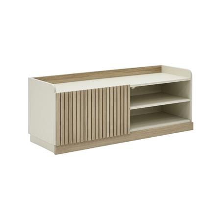 ตู้วางทีวี BURO AVANI 120 ซม. สีครีม/โอ๊ค_2