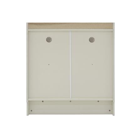ตู้วางรองเท้า BURO AVANI 80 ซม. สีครีม/โอ๊ค_5