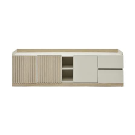 ตู้วางทีวี BURO AVANI 180 ซม. สีครีม/โอ๊ค_1