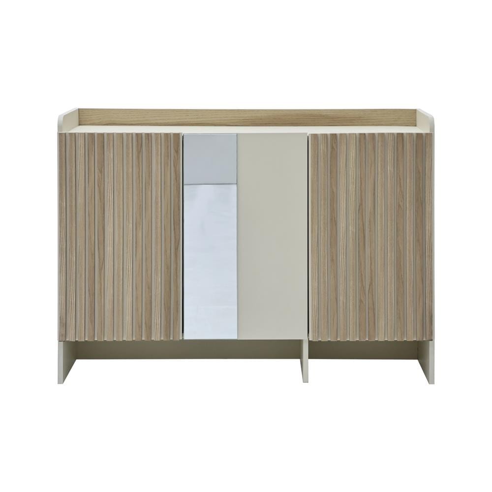 ตู้วางรองเท้า BURO AVANI 120 ซม. สีครีม/โอ๊ค
