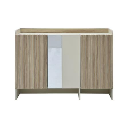 ตู้วางรองเท้า BURO AVANI 120 ซม. สีครีม/โอ๊ค_1