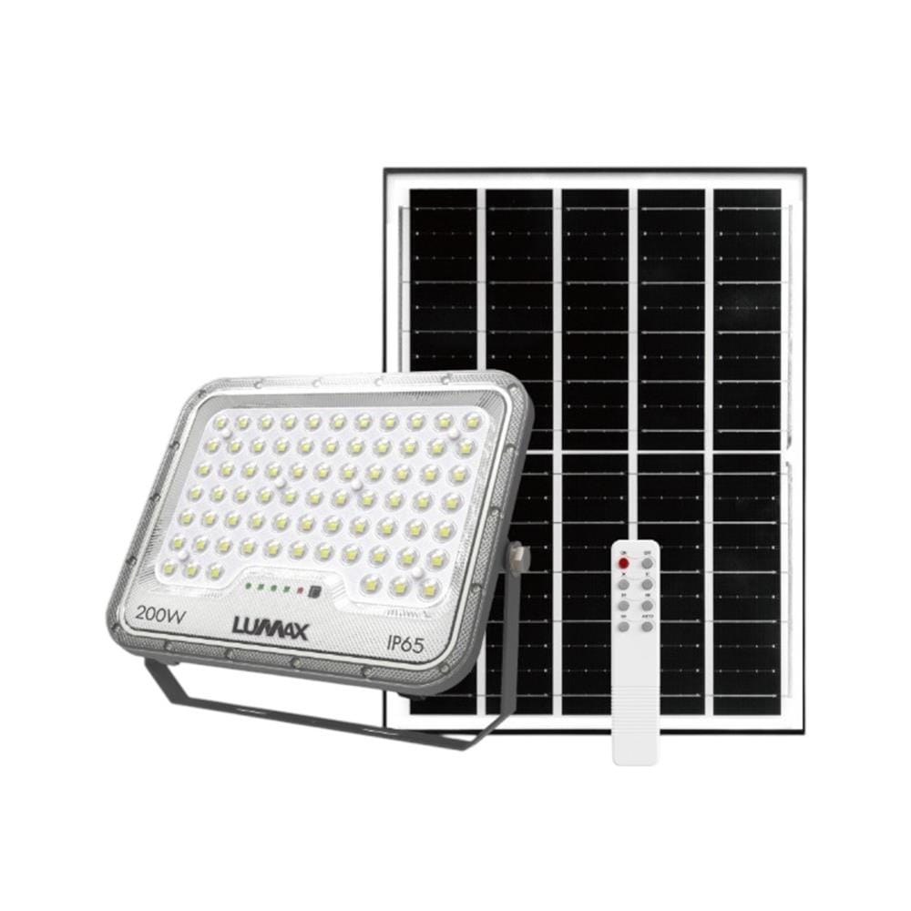 สปอตไลท์ SOLAR LUMAX STAR2 200 วัตต์ DAYLIGHT สีเทา