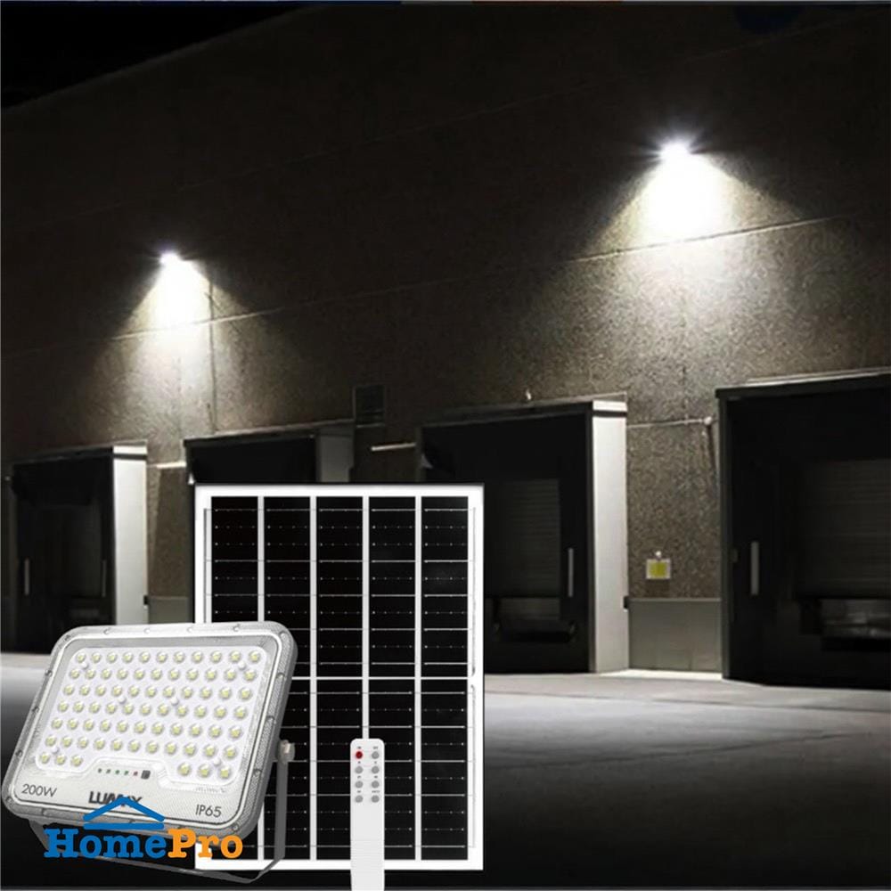 สปอตไลท์ SOLAR LUMAX STAR2 200 วัตต์ DAYLIGHT สีเทา