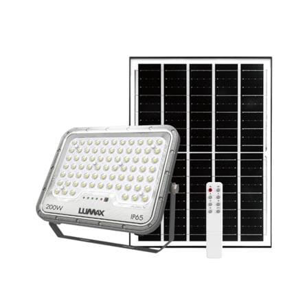สปอตไลท์ SOLAR LUMAX STAR2 200 วัตต์ DAYLIGHT สีเทา
