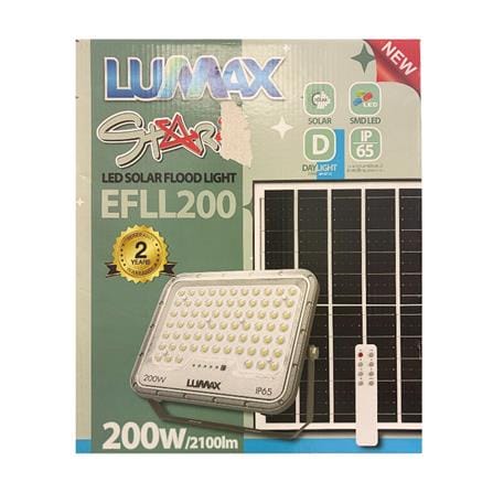สปอตไลท์ SOLAR LUMAX STAR2 200 วัตต์ DAYLIGHT สีเทา_5