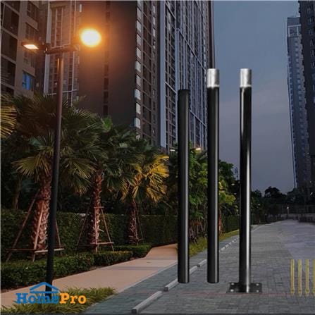 เสาไฟ SOLAR LUMAX 74-00091 3 เมตร สีดำ_2
