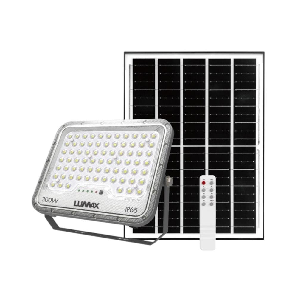 สปอตไลท์ SOLAR LUMAX STAR2 300 วัตต์ DAYLIGHT สีเทา