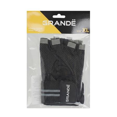 ถุงมือออกกำลังกาย GRANDE SIZE XL สีดำ_4