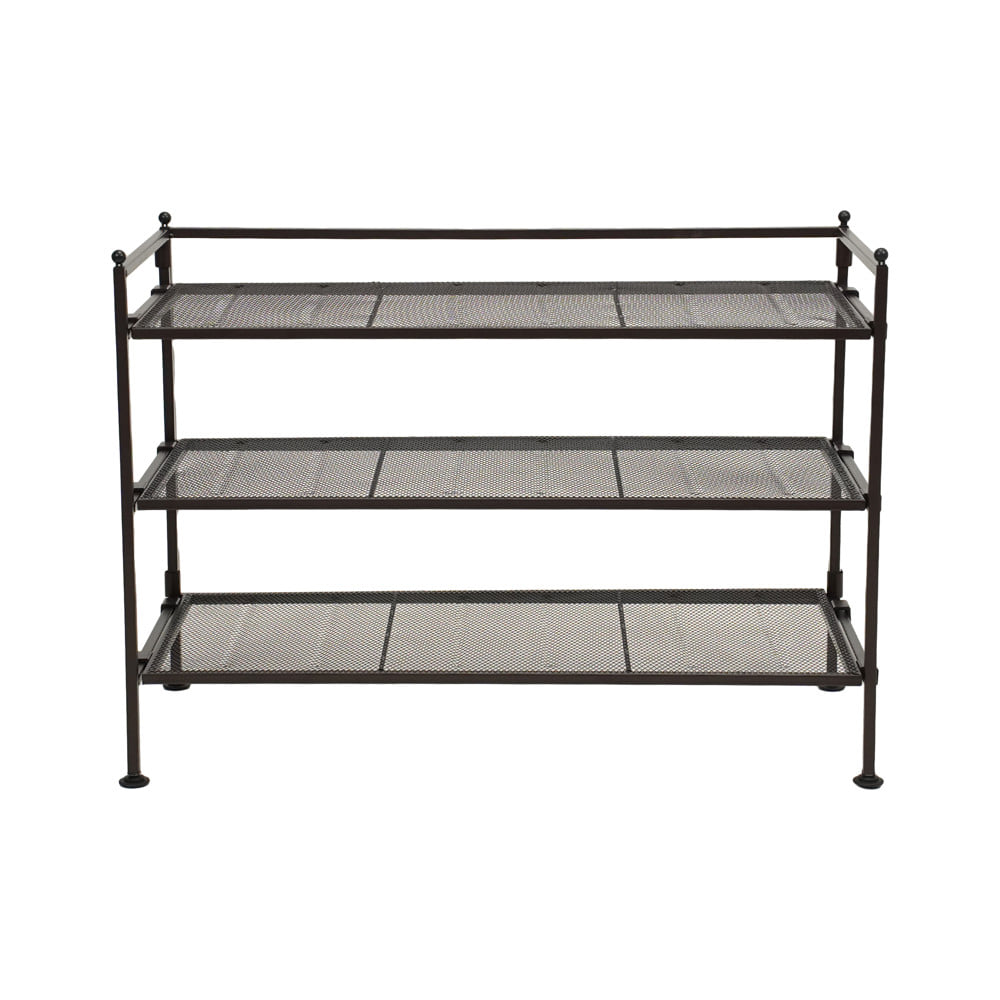 ชั้นวางรองเท้า 3 ชั้น STACKO TRIO 67.3x30.9x48.5 ซม. สีน้ำตาล