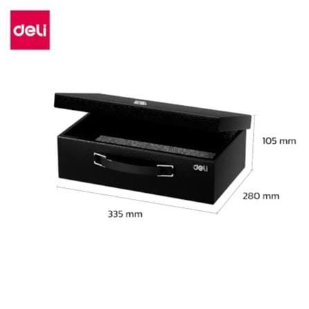 กล่องนิรภัย DELI ET611-BK-01 สีดำ_9