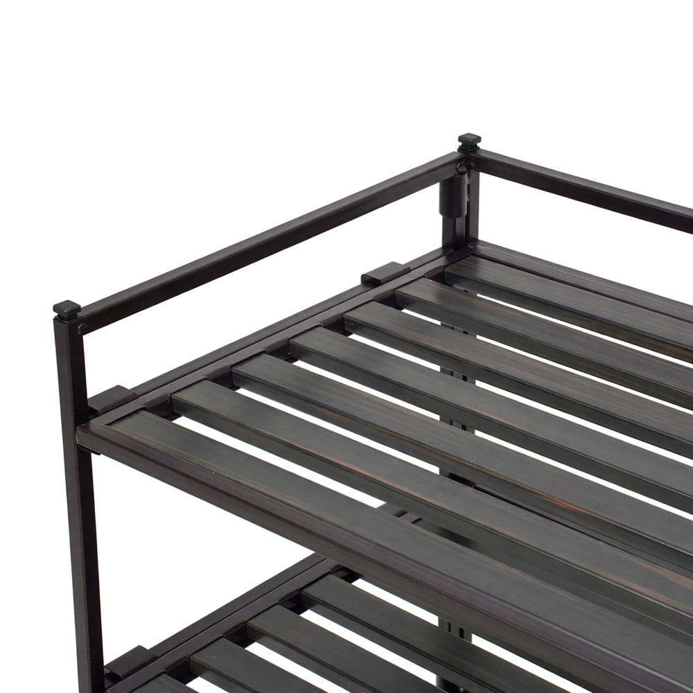 ชั้นวางรองเท้า 3 ชั้น STACKO VRIO 67.3x30.9x48.5 ซม. สีน้ำตาล