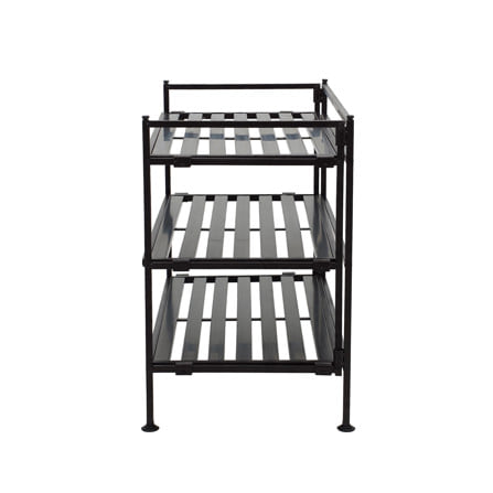 ชั้นวางรองเท้า 3 ชั้น STACKO VRIO 67.3x30.9x48.5 ซม. สีน้ำตาล_4