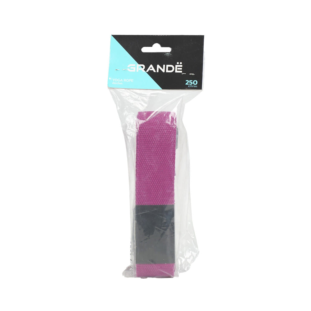 เชือกโยคะ GRANDE 250 ซม. สีม่วง