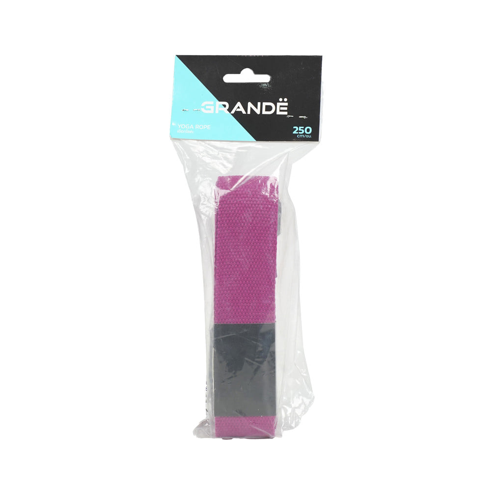 เชือกโยคะ GRANDE 250 ซม. สีม่วง