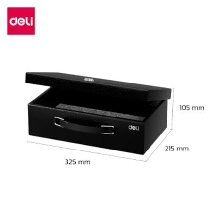 กล่องนิรภัย DELI ET610-BK-01 สีดำ_8
