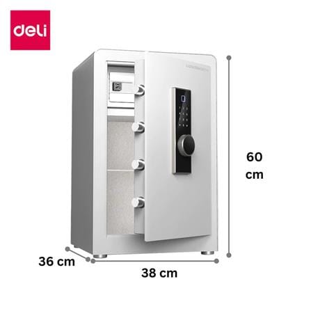ตู้นิรภัย FINGERPRINT DELI VS4552-WH-01 สีขาว_7