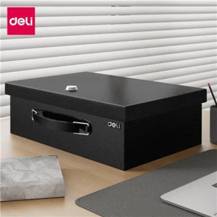 กล่องนิรภัย DELI ET612-BK-01 สีดำ_2