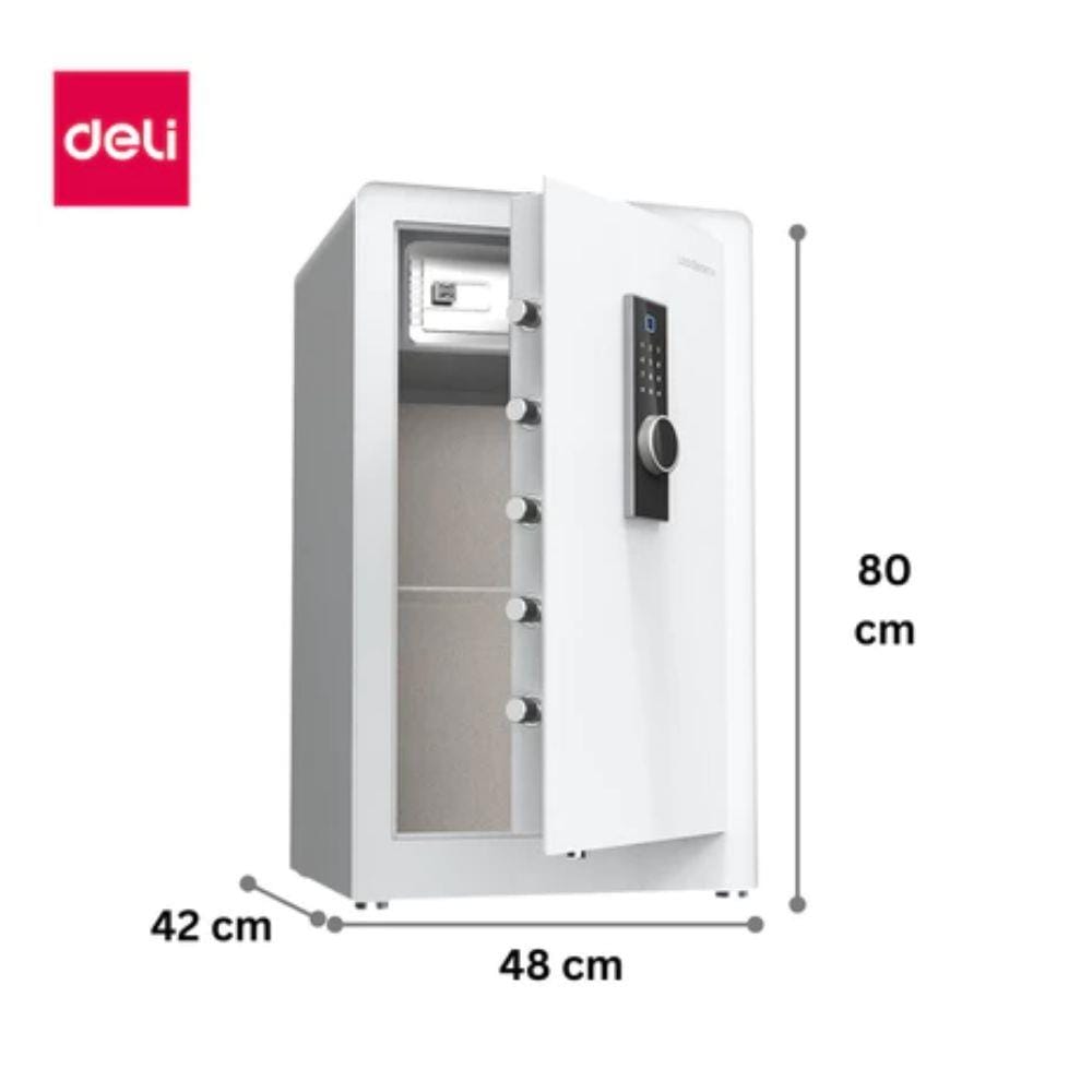 ตู้นิรภัย FINGERPRINT DELI VS4553-WH-01 สีขาว