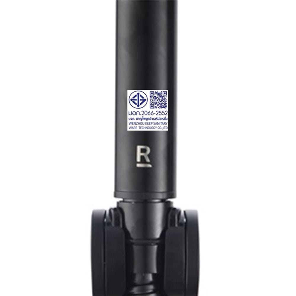 ชุดฝักบัวสายอ่อน 5 ระดับ RASLAND RA D414-BLK สีดำ