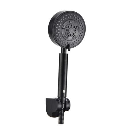 ชุดฝักบัวสายอ่อน 5 ระดับ RASLAND RA D414-BLK สีดำ_0