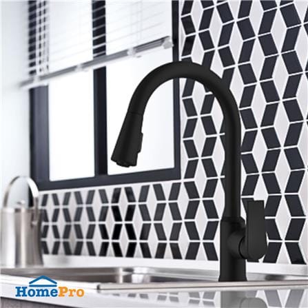 ก๊อกซิงค์ผสมเคาน์เตอร์ KOHLER K-21367T-B4-BL สีดำ_2