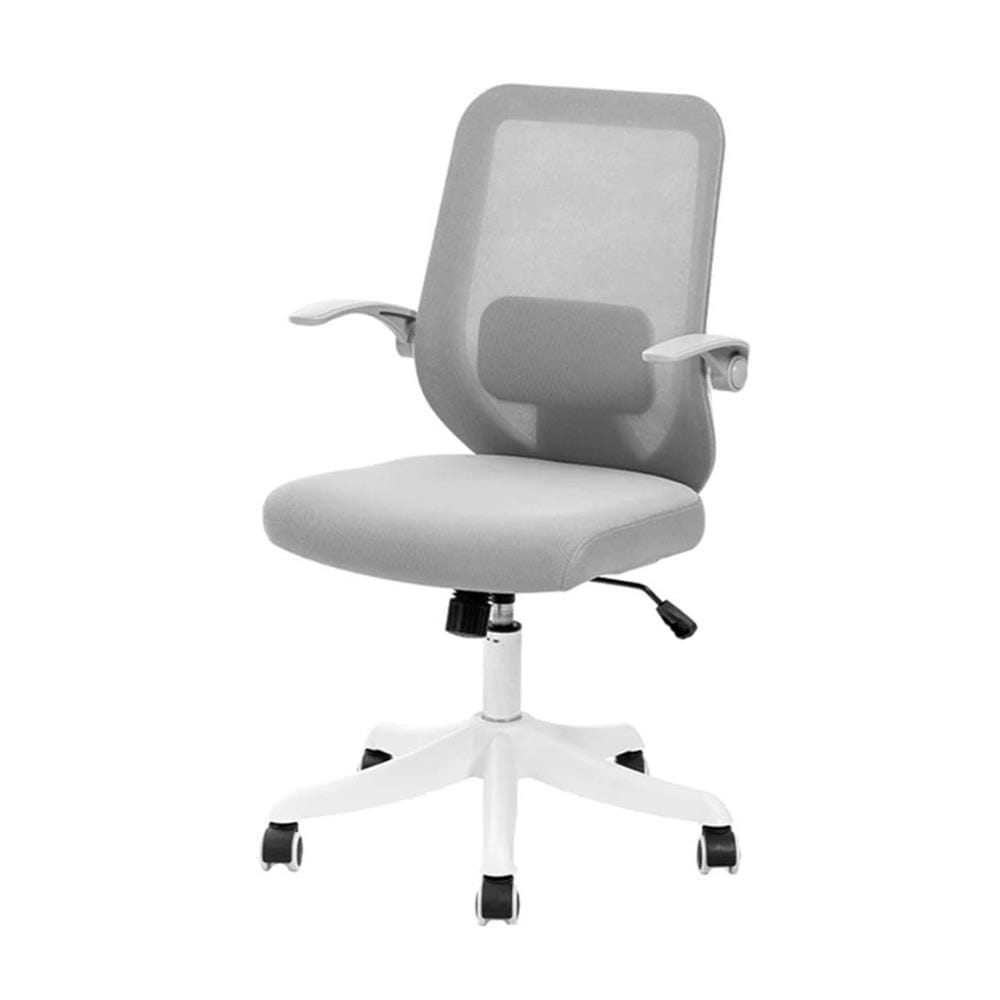 เก้าอี้สำนักงาน DELI KF219-WH-01 สีขาว/เทา