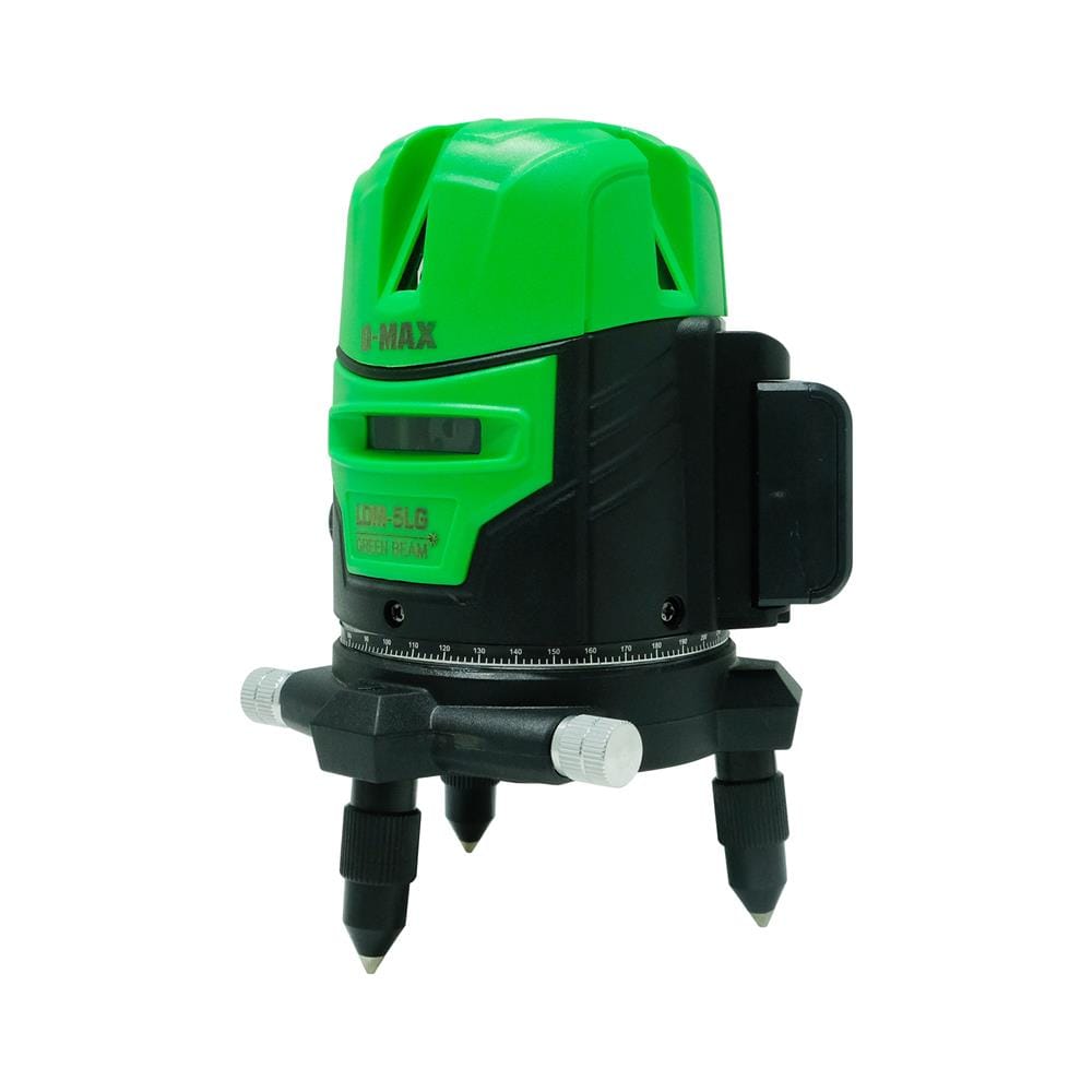เครื่องวัดระดับเลเซอร์แสงสีเขียว 5 เส้น D-MAX LDM-5LG
