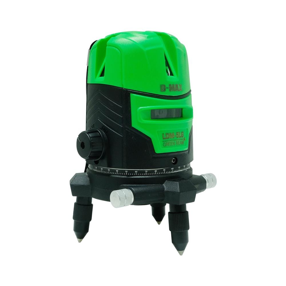เครื่องวัดระดับเลเซอร์แสงสีเขียว 5 เส้น D-MAX LDM-5LG
