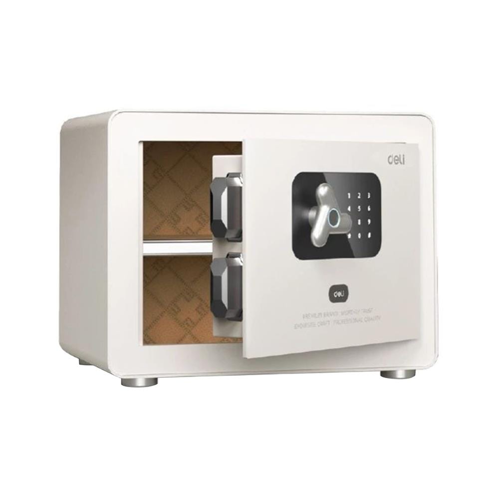 ตู้นิรภัย FINGERPRINT DELI AE650-WH-01 สีขาว