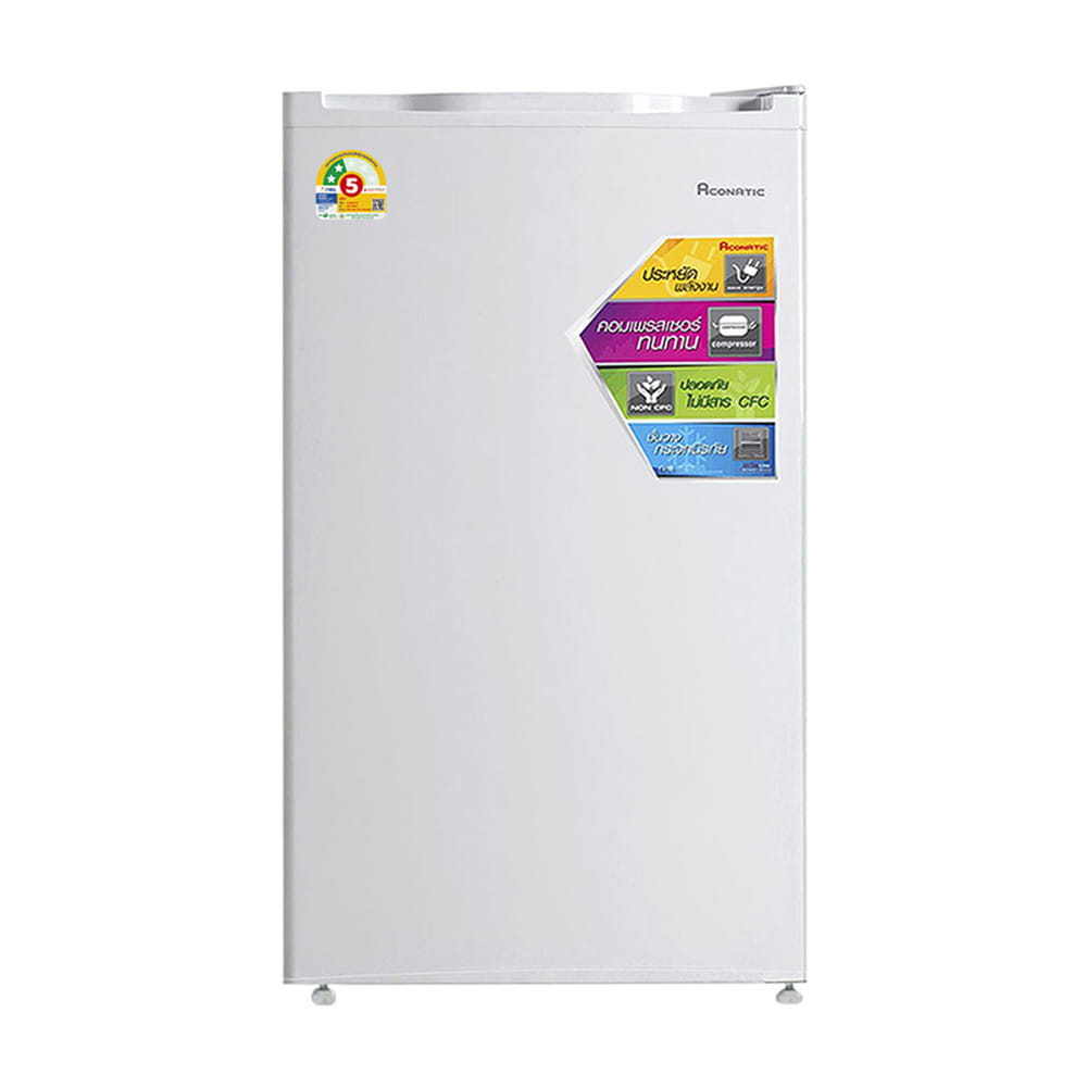 ตู้เย็น 1 ประตู ACONATIC AN-FR928 3.3 คิว สีเงิน