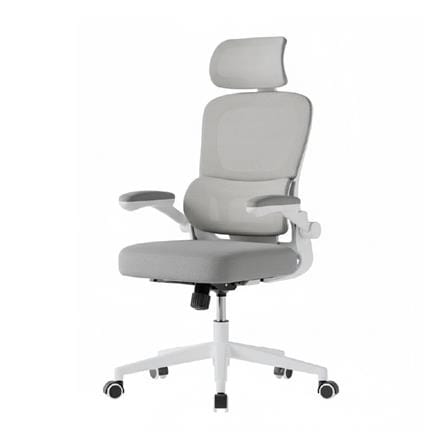 เก้าอี้สำนักงาน DELI KF250-WH-01 สีขาว/เทา_0