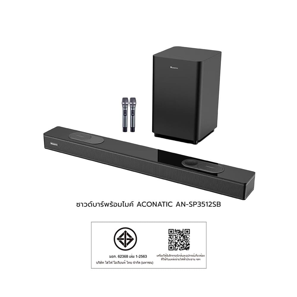 ซาวด์บาร์พร้อมไมค์ ACONATIC AN-SP3512SB
