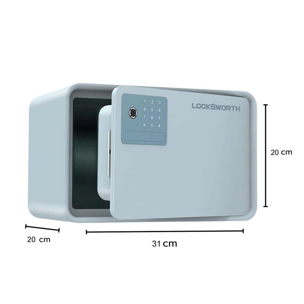 ตู้นิรภัย FINGERPRINT LOCKSWORTH VS4528-GN-01 สีเขียวพาสเทล