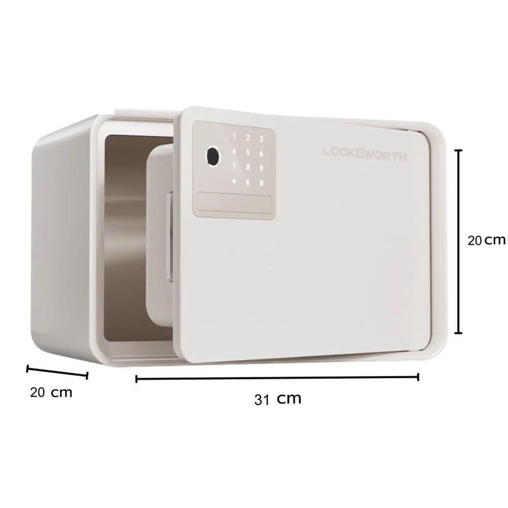 ตู้นิรภัย FINGERPRINT LOCKSWORTH VS4528-WH-01 สีขาว
