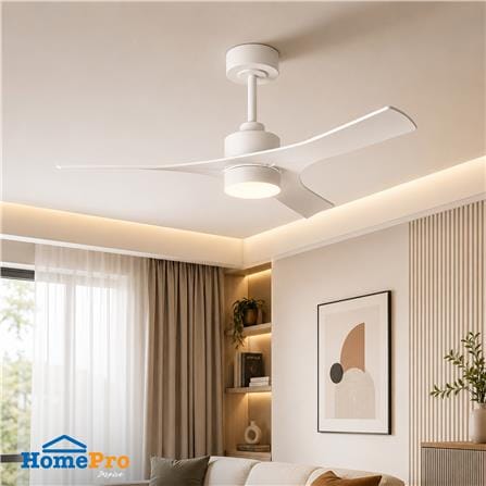 พัดลมโคมไฟ LED CARINI THAI 48 นิ้ว 30 วัตต์ DAYLIGHT/COOL WHITE/WARM WHITE สีขาว_1