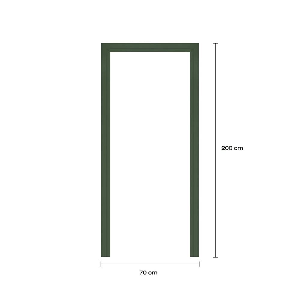 วงกบประตูโพลีสไตรีน LINEDEKOR 70x200 ซม. สีเขียวเข้ม