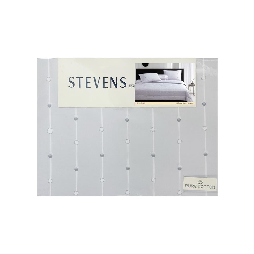 ชุดผ้าปูที่นอน 5 ฟุต (ชุด 5 ชิ้น) STEVENS PURE COTTON FY02