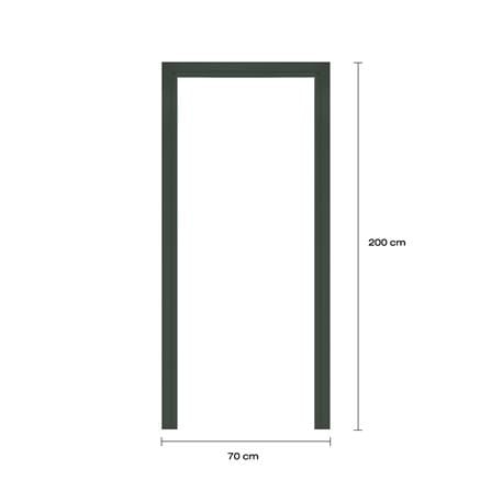 วงกบประตูโพลีสไตรีน LINEDEKOR 70x200 ซม. สีเขียวเข้มอมเทา_3