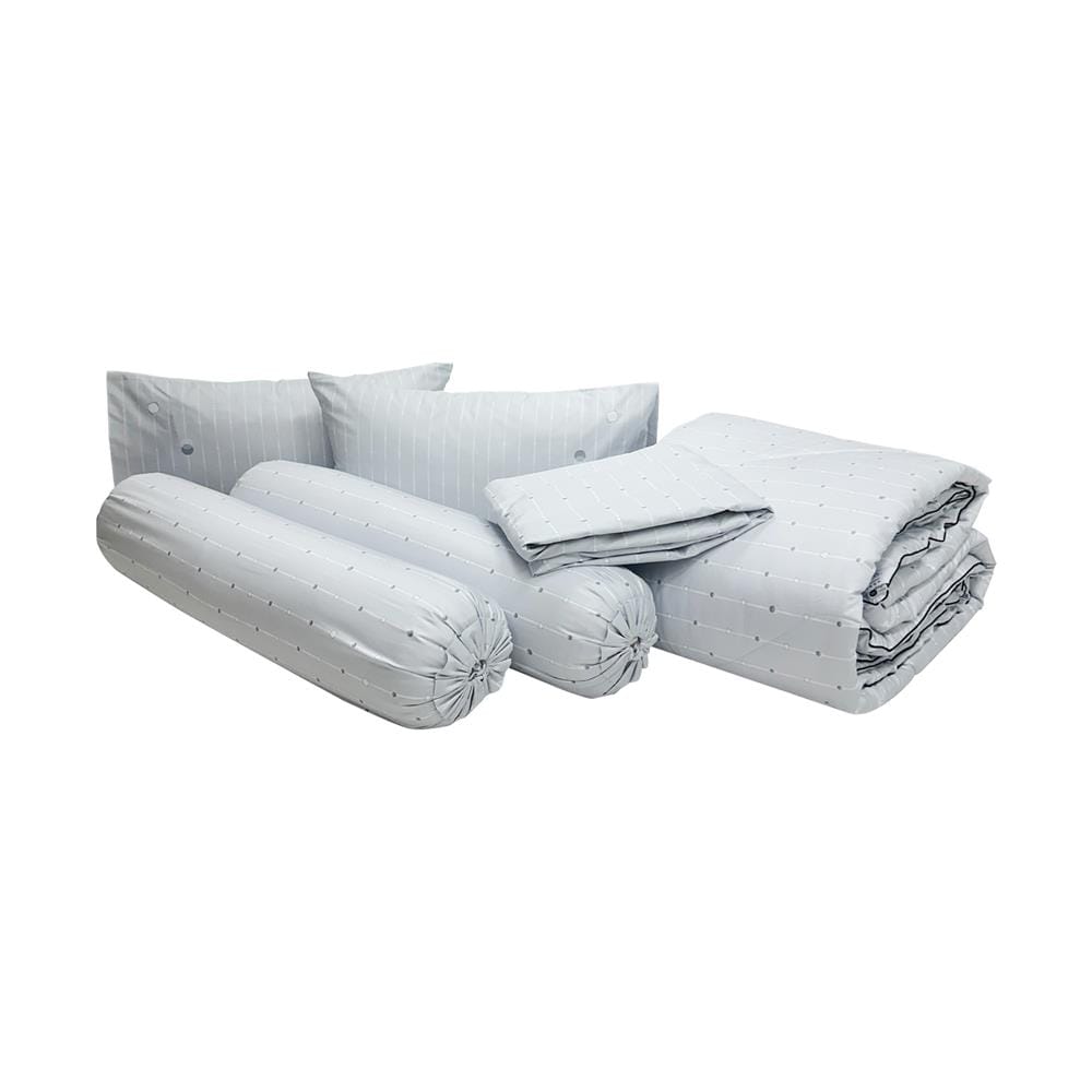 ชุดผ้าปูที่นอน 6 ฟุต (ชุด 6 ชิ้น) STEVENS PURE COTTON FY02