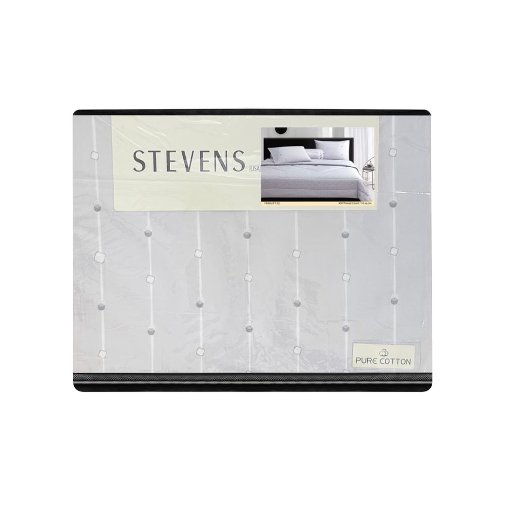 ชุดผ้าปูที่นอน 6 ฟุต (ชุด 6 ชิ้น) STEVENS PURE COTTON FY02