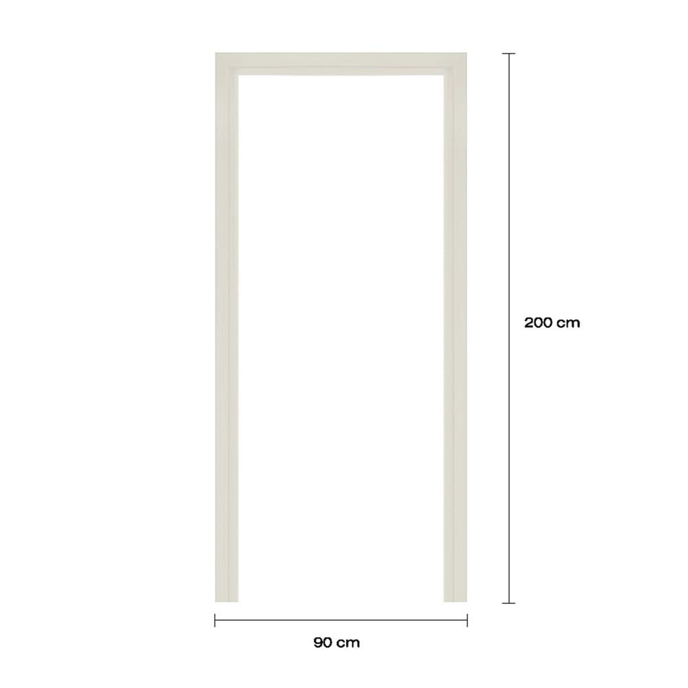 วงกบประตูโพลีสไตรีน LINEDEKOR 90x200 ซม. สีครีม