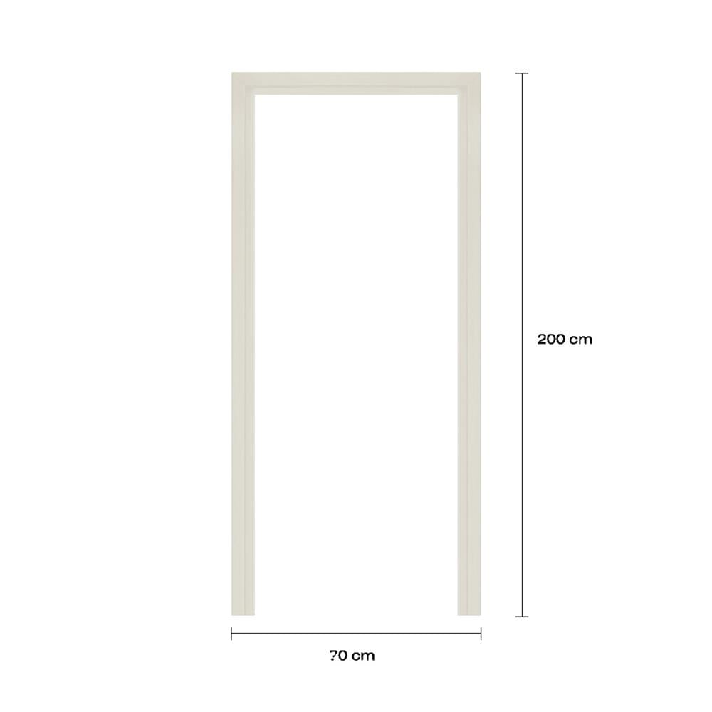 วงกบประตูโพลีสไตรีน LINEDEKOR 70x200 ซม. สีครีม
