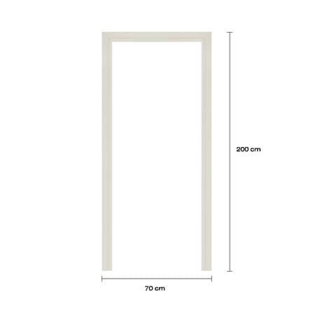 วงกบประตูโพลีสไตรีน LINEDEKOR 70x200 ซม. สีครีม_3